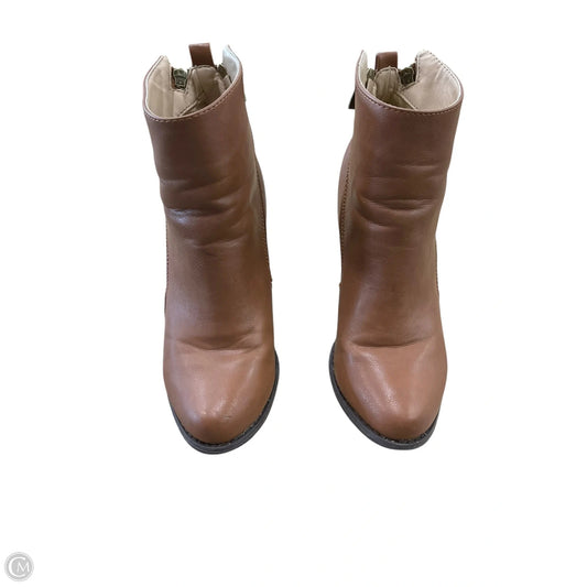 Shoes Heels Block By Clothes Mentor In Brown, Size: 10