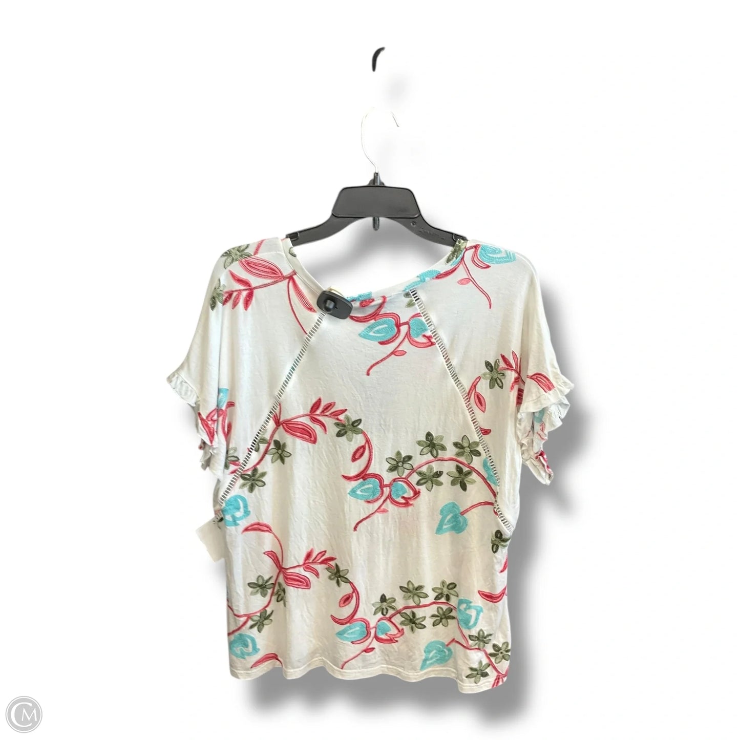 Top Long Sleeve By Clothes Mentor In Blue & Red, Size: L