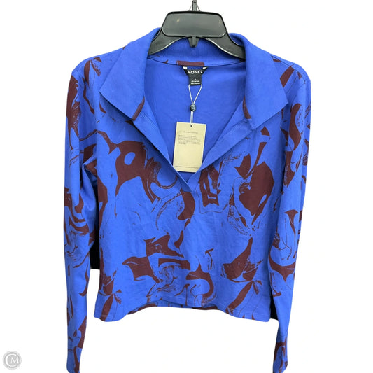 Top Short Sleeve By Clothes Mentor In Floral Print, Size: L