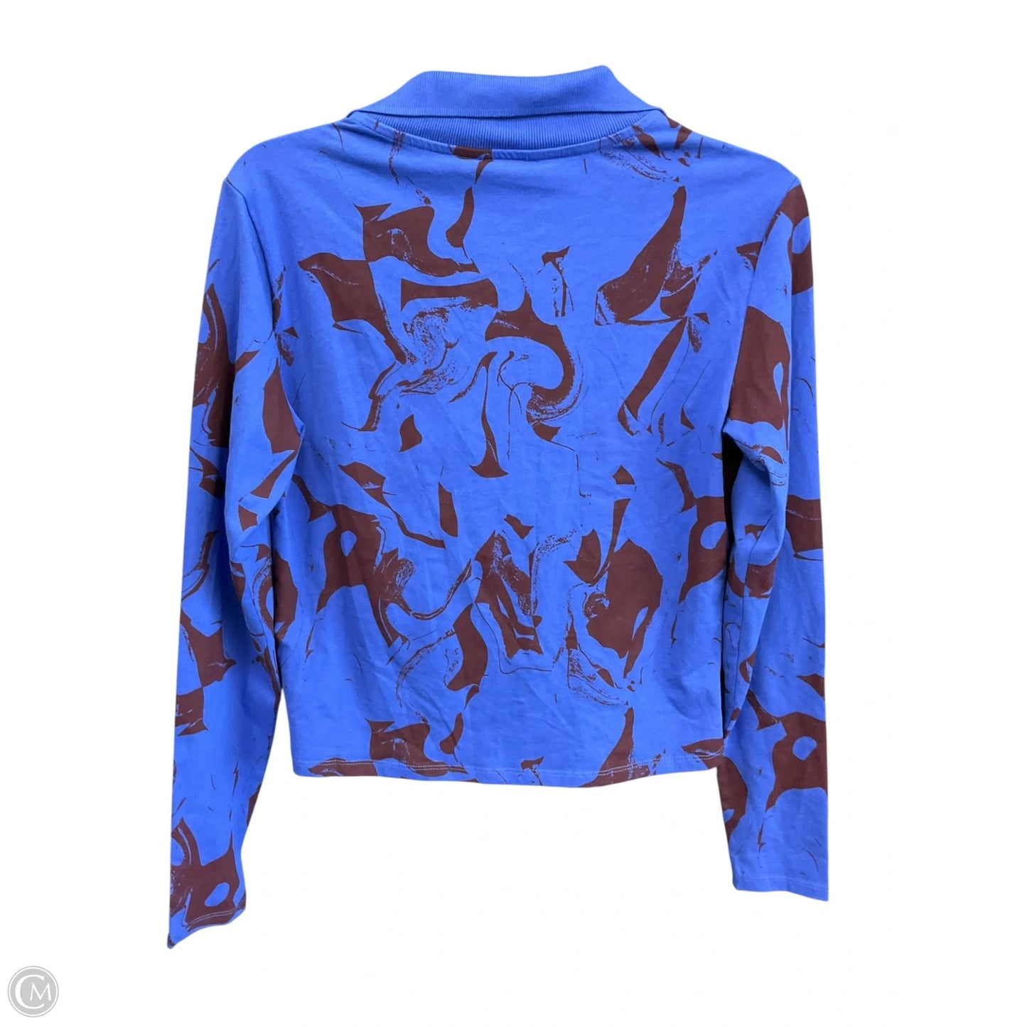 Top Short Sleeve By Clothes Mentor In Floral Print, Size: L