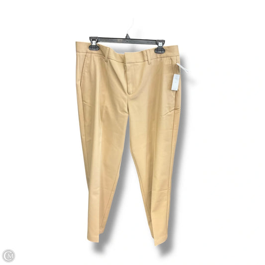 Pants Cropped By Gap In Tan, Size: 14