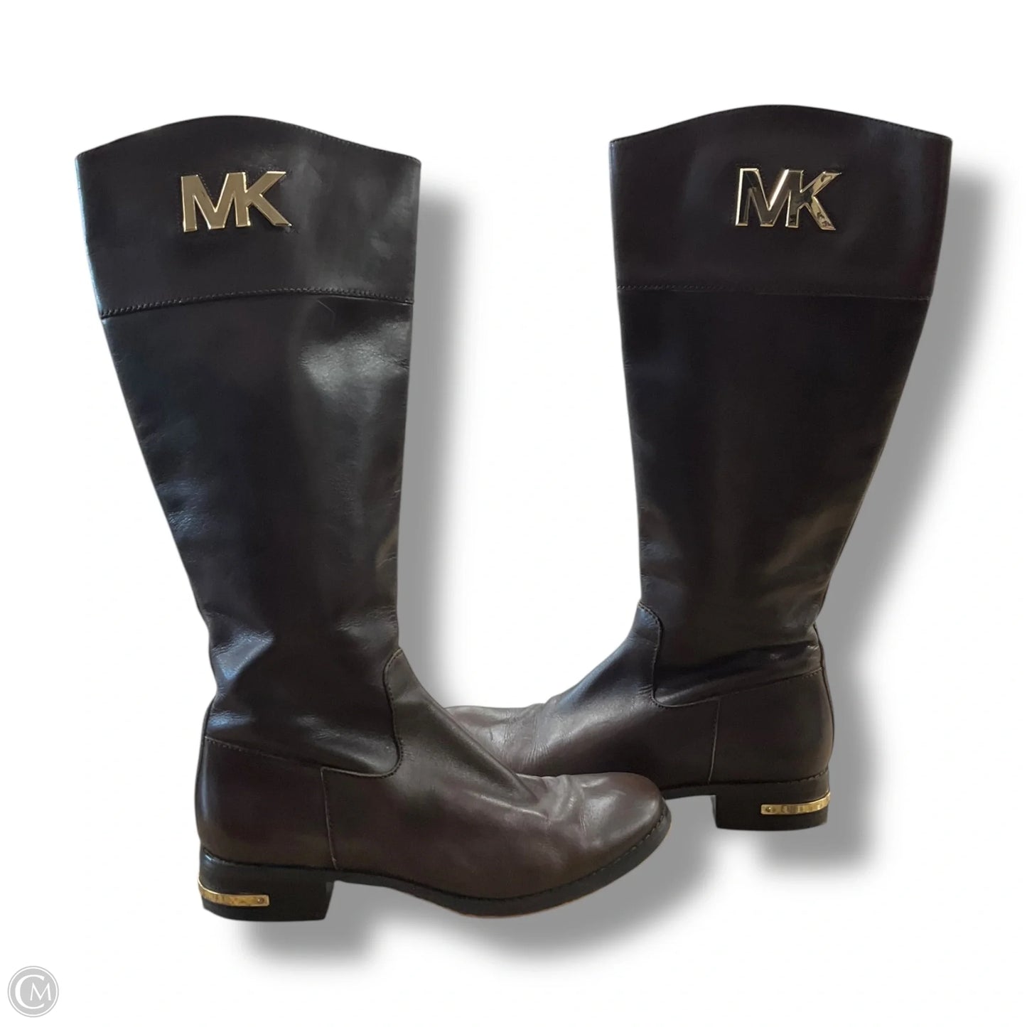Boots Designer By Michael Kors In Brown, Size: 8.5