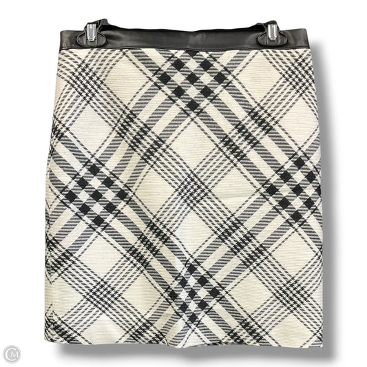 Skirt Midi By White House Black Market In Black & White, Size: 2