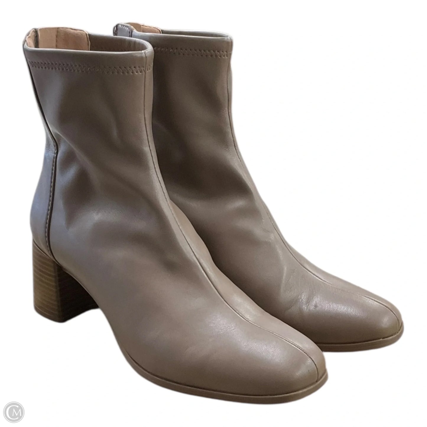 Boots Ankle Heels By Rockport In Beige, Size: 7