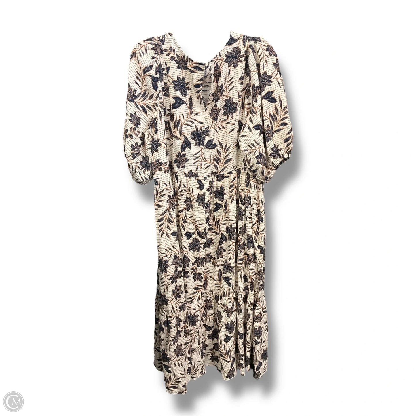 Dress Casual Midi By Eloquii In Multi-colored, Size: 1x