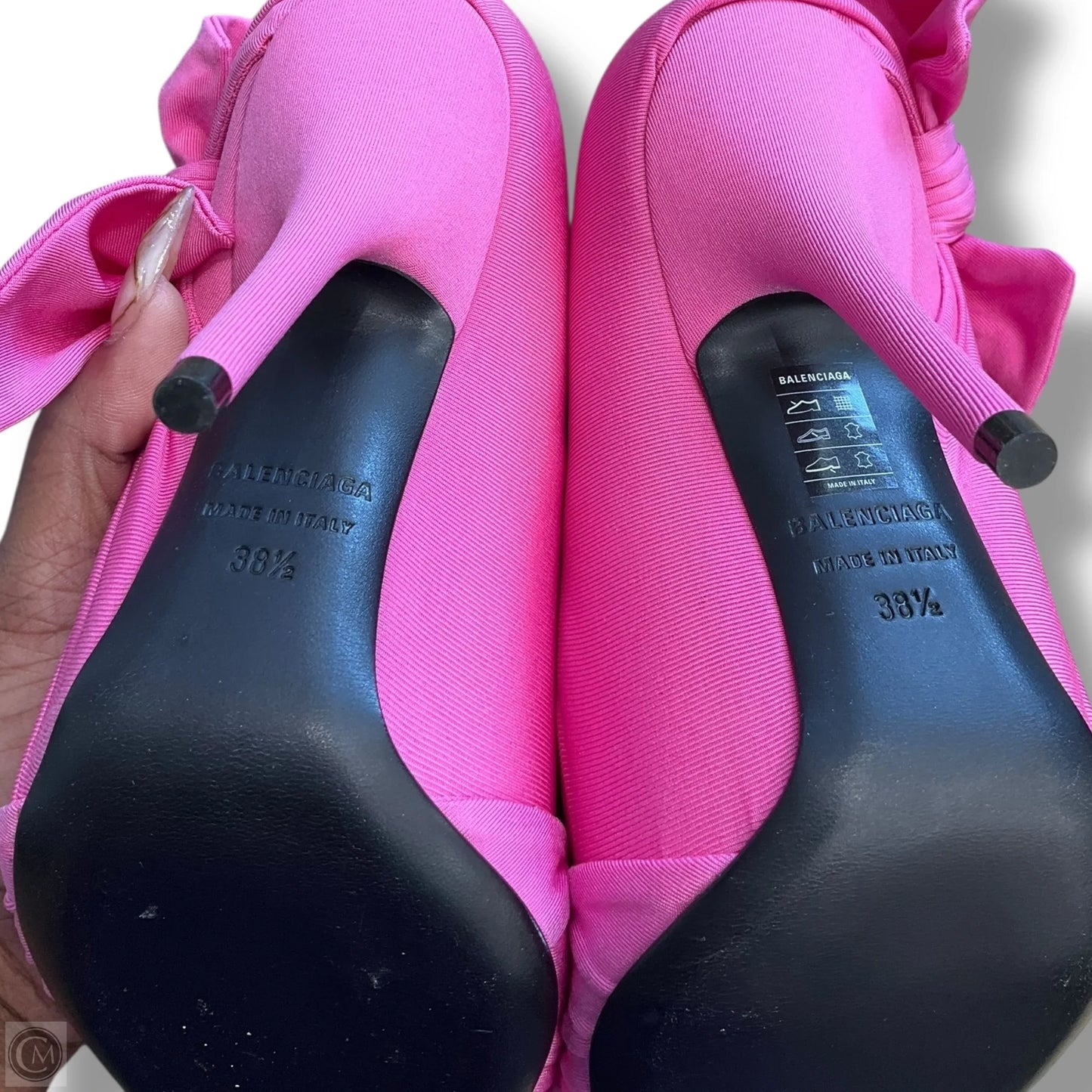 Shoes Luxury Designer By Balenciaga In Pink, Size: 8