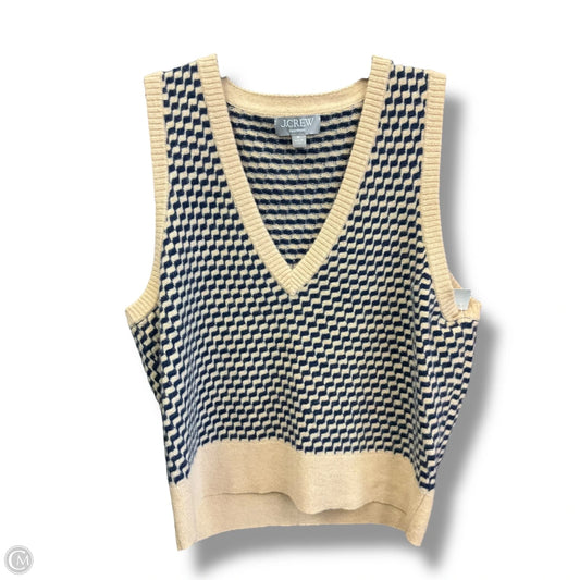 Vest Sweater By J. Crew In Multi-colored, Size: M