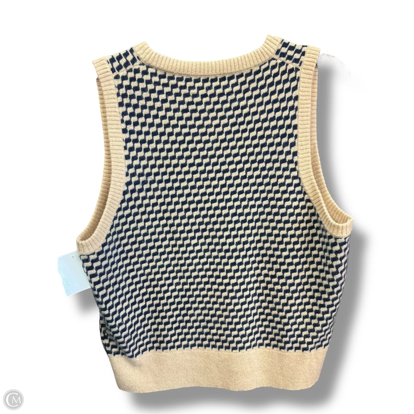 Vest Sweater By J. Crew In Multi-colored, Size: M