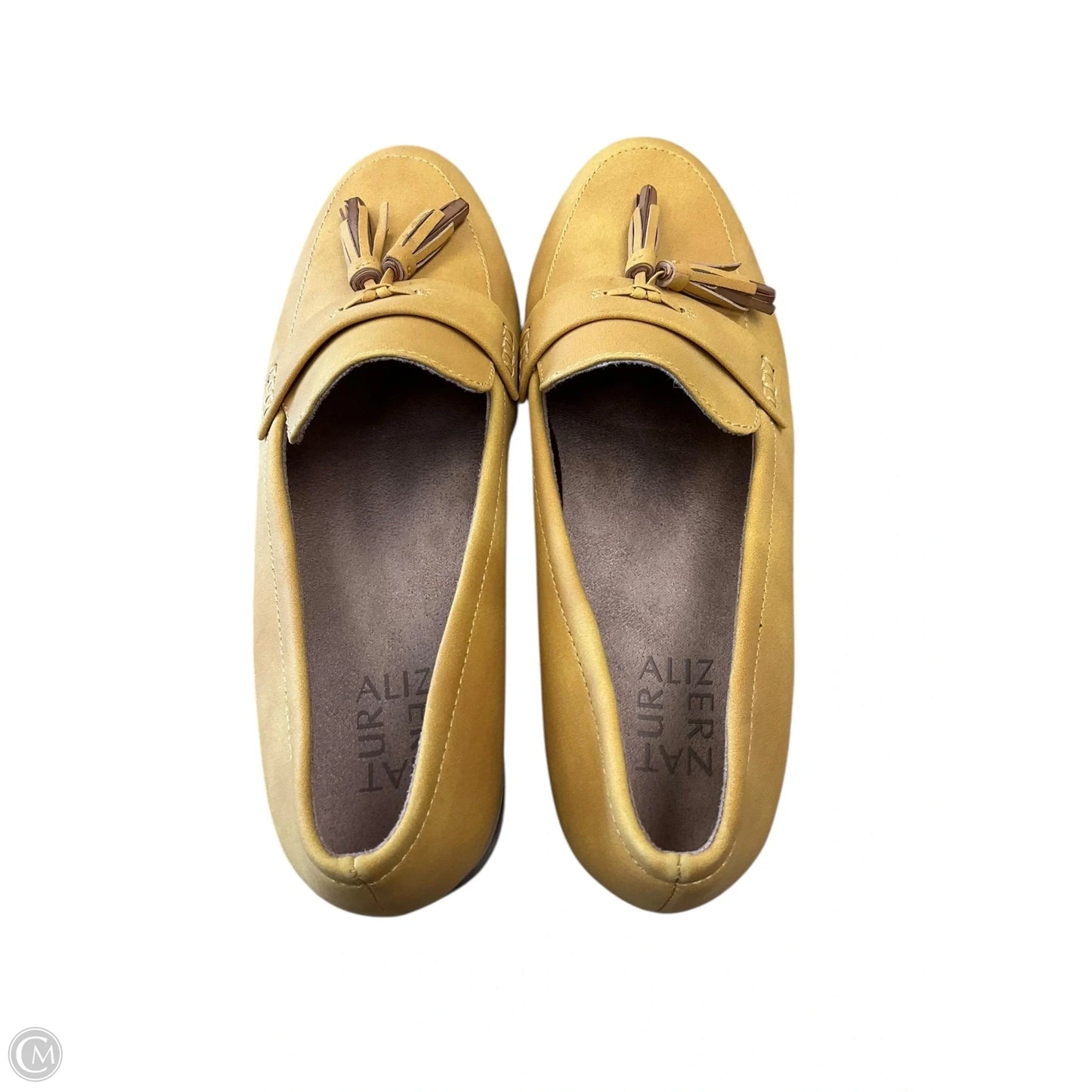 Shoes Athletic By Clothes Mentor In Yellow, Size: 7.5
