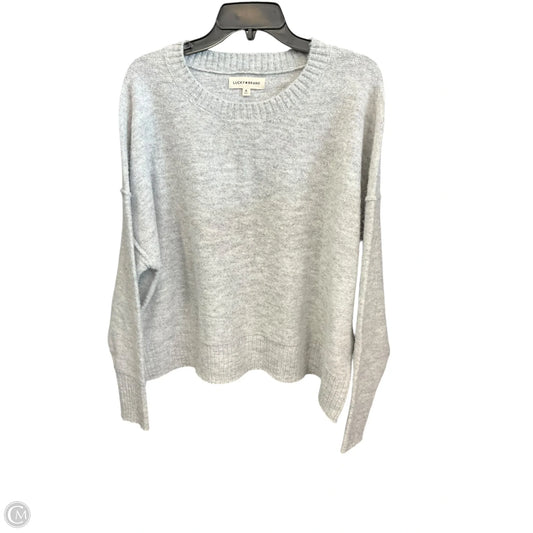 Sweater By Lucky Brand In Grey, Size: Xl