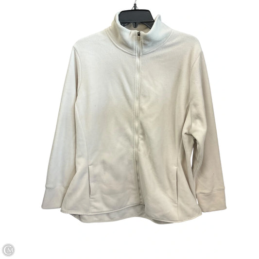 Jacket Fleece By Old Navy In Cream, Size: 2
