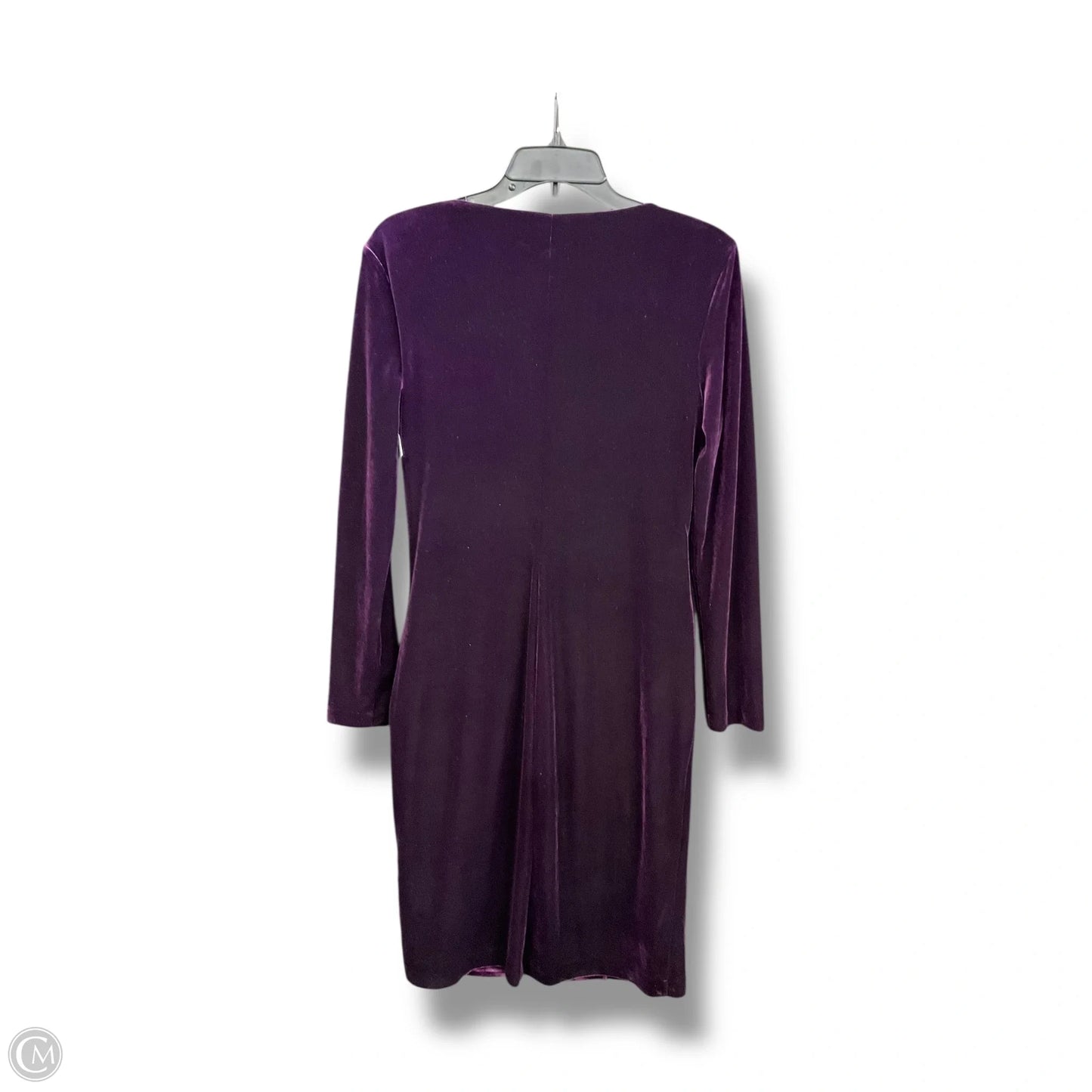 Dress Party Long By Lauren By Ralph Lauren In Purple, Size: M