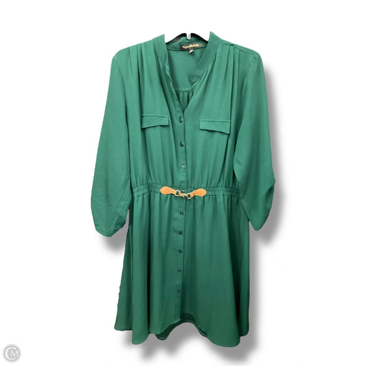 Top Long Sleeve By Clothes Mentor In Green, Size: 2x