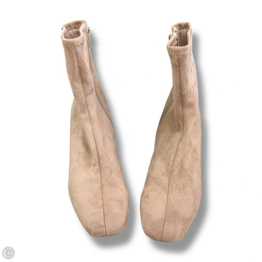 Boots Ankle Heels By A New Day In Tan, Size: 7.5