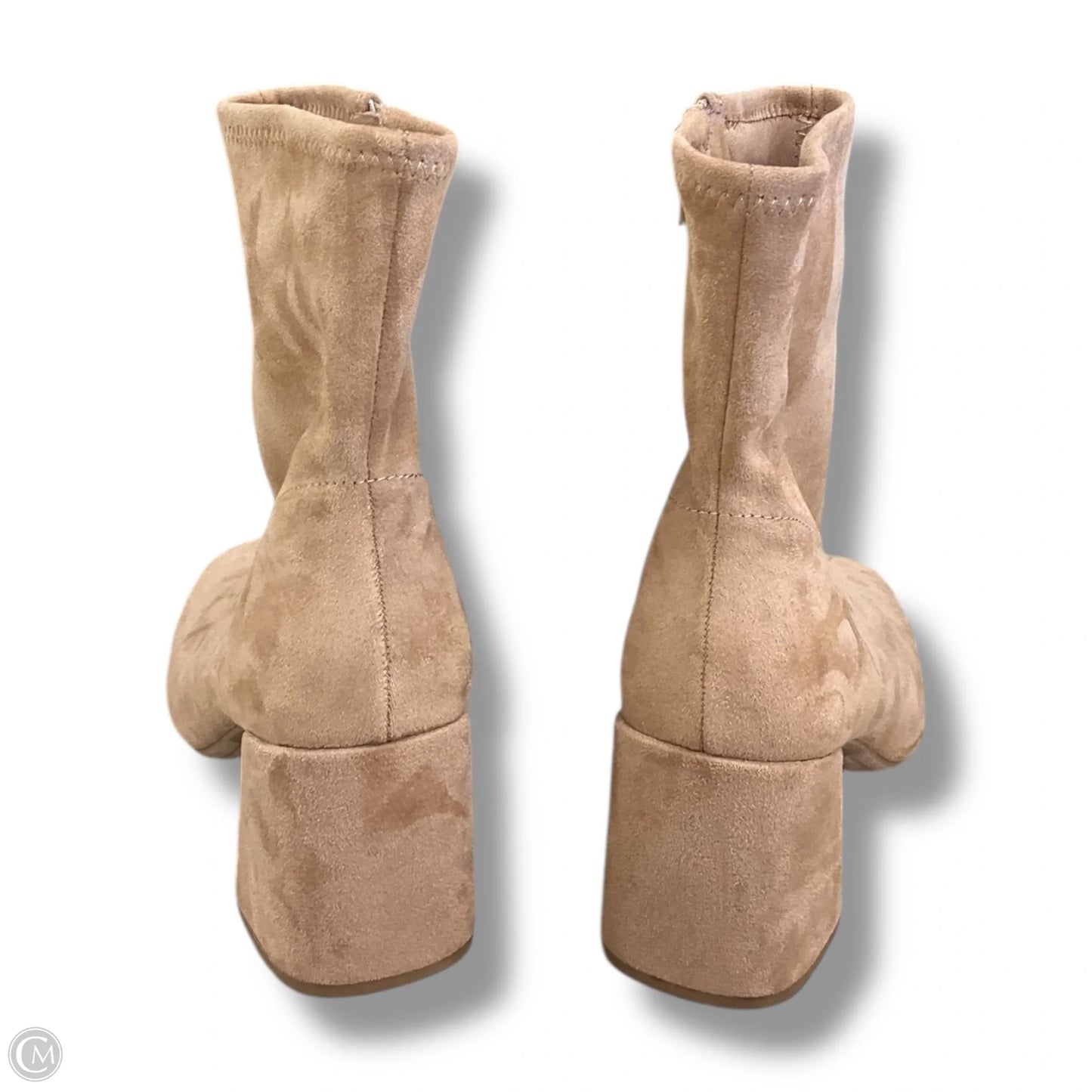 Boots Ankle Heels By A New Day In Tan, Size: 7.5