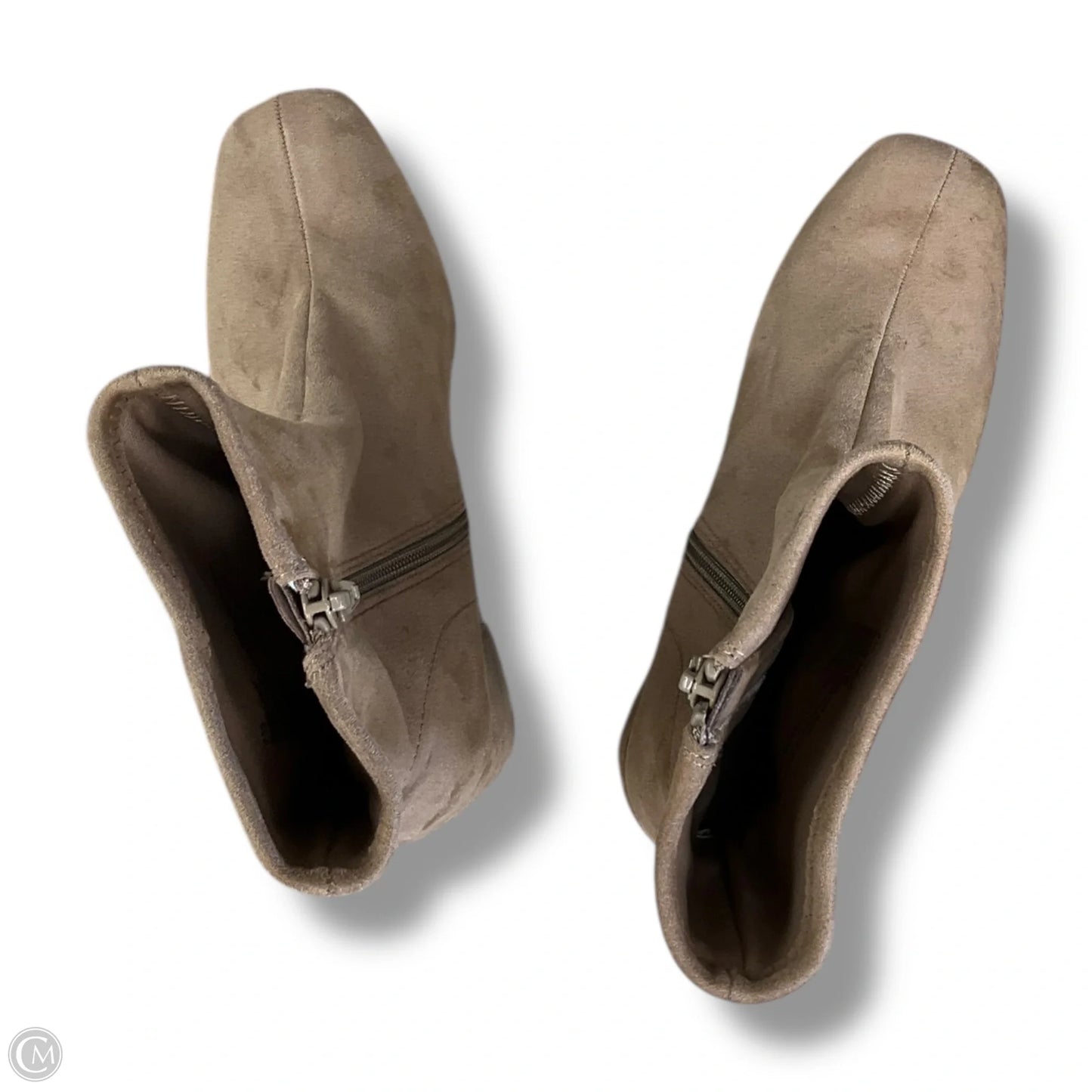 Boots Ankle Heels By A New Day In Tan, Size: 7.5