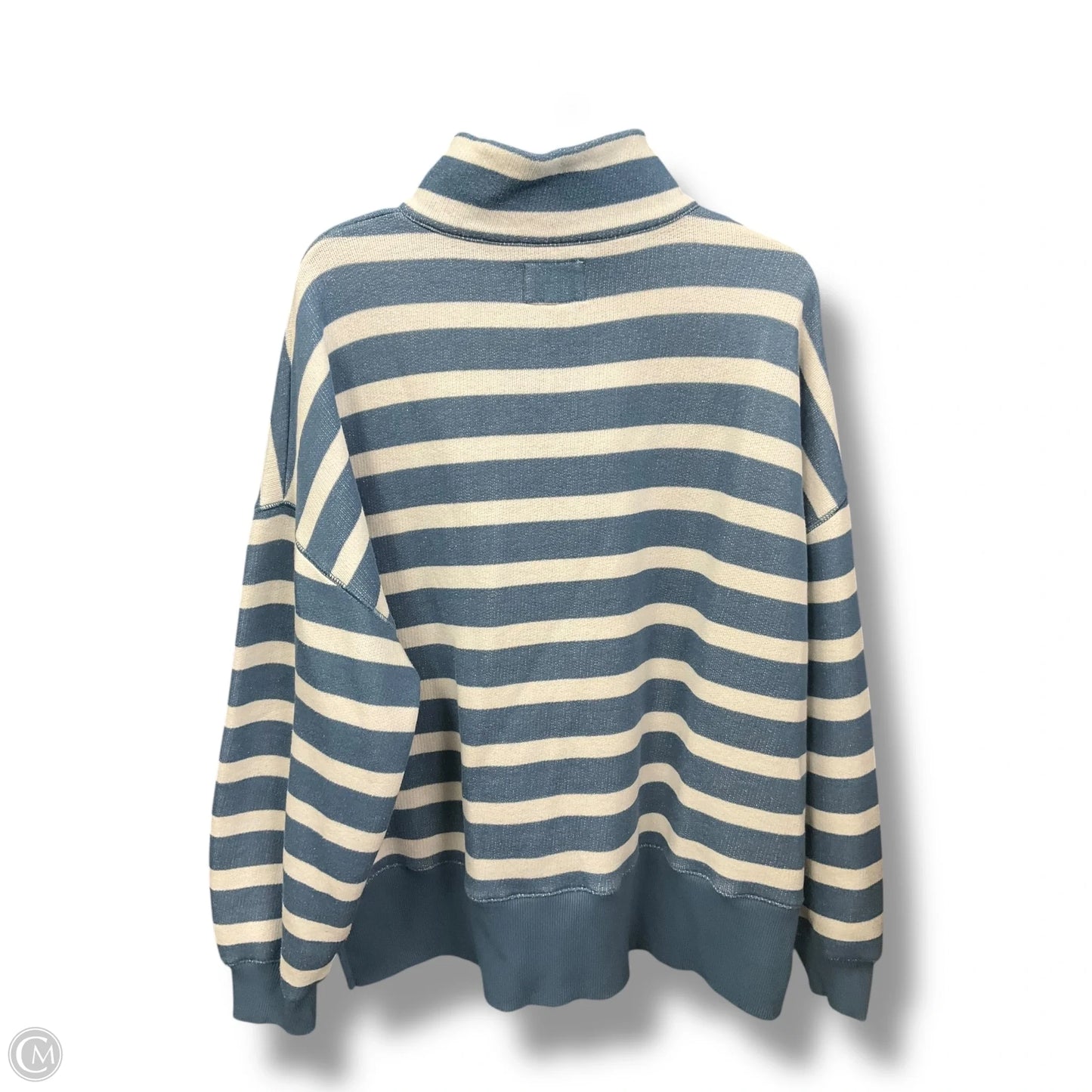 Top Long Sleeve By Clothes Mentor In Striped Pattern, Size: M