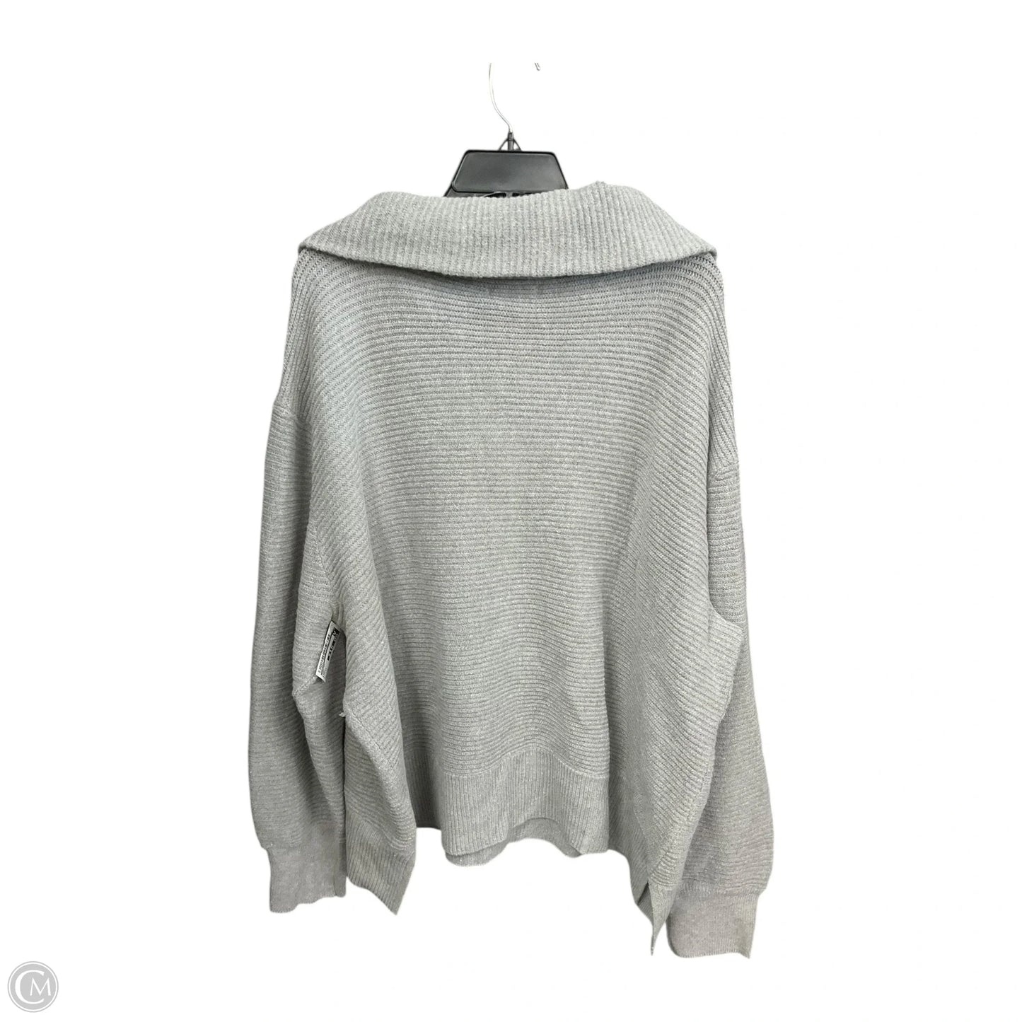 Sweater By Sonoma In Grey, Size: 3x