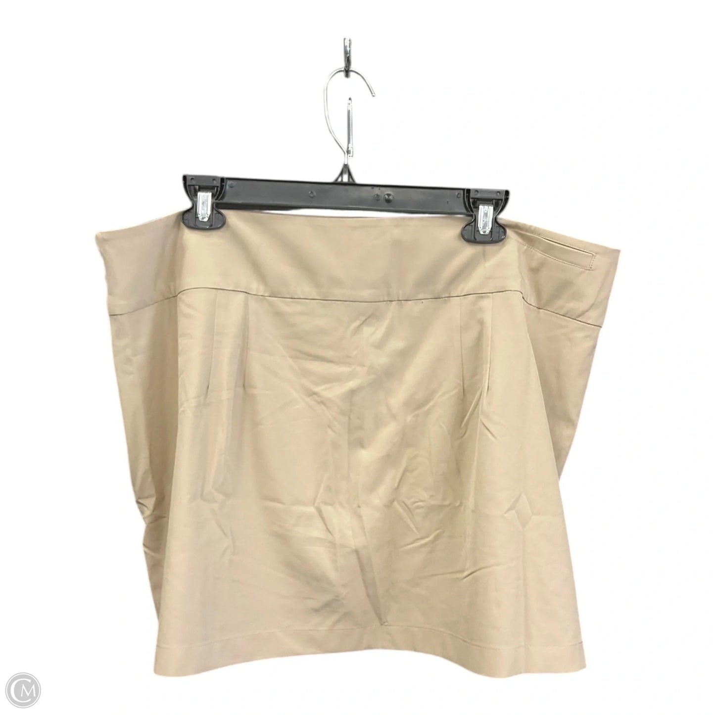 Athletic Skort By Tek Gear In Tan, Size: Xxl