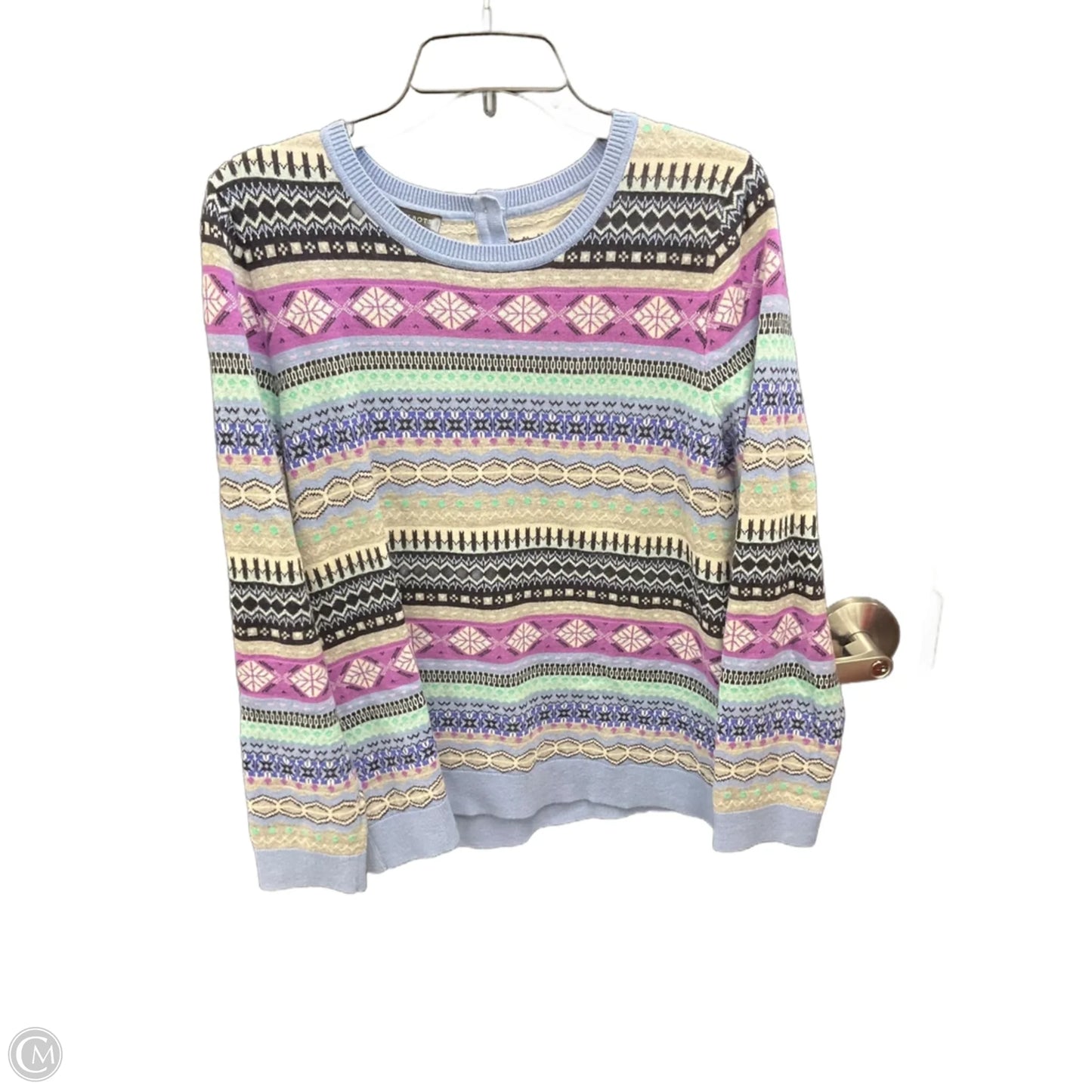 Sweater By Talbots In Multi-colored, Size: L