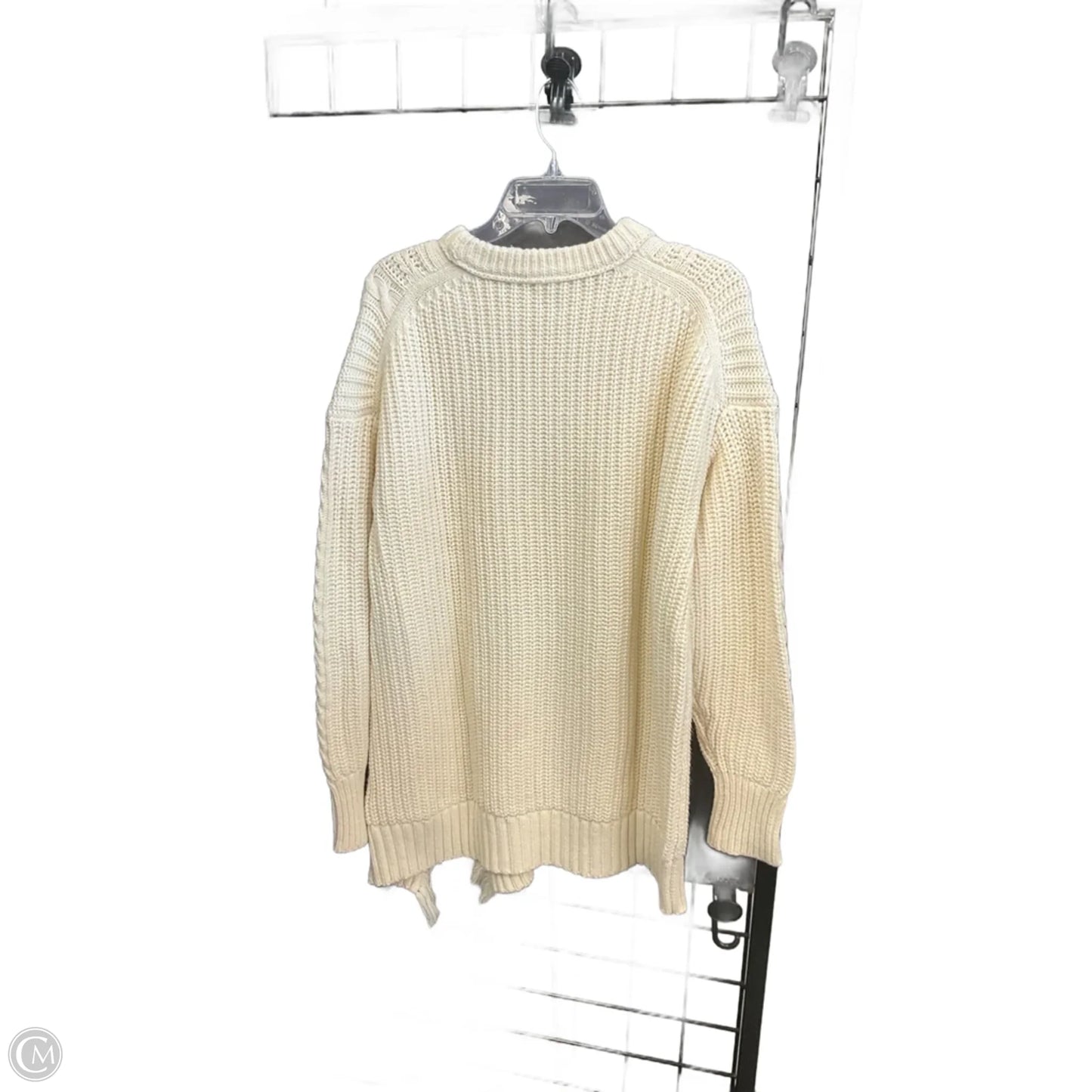 Sweater By J. Crew In Cream, Size: L