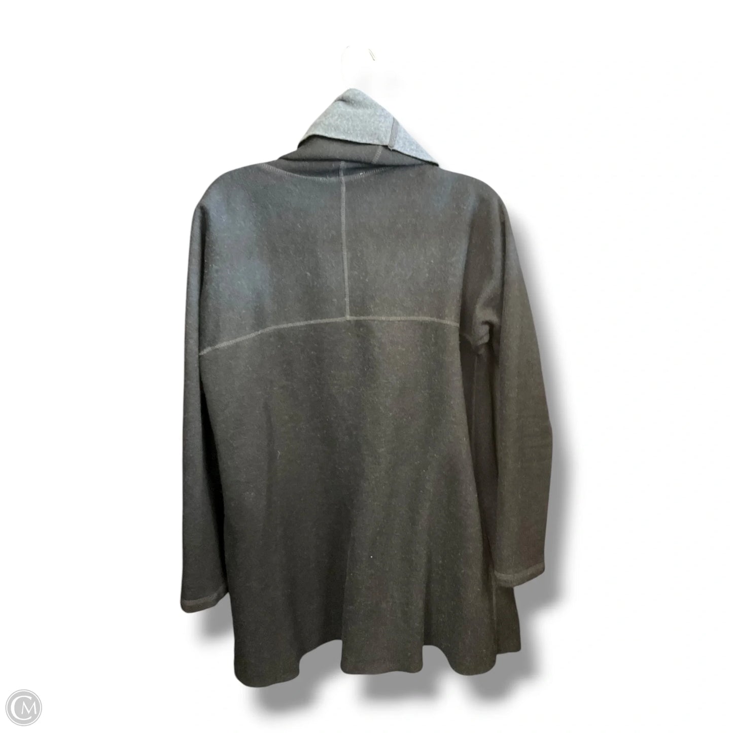 Cardigan By Peyton Jensen In Black & Grey, Size: M