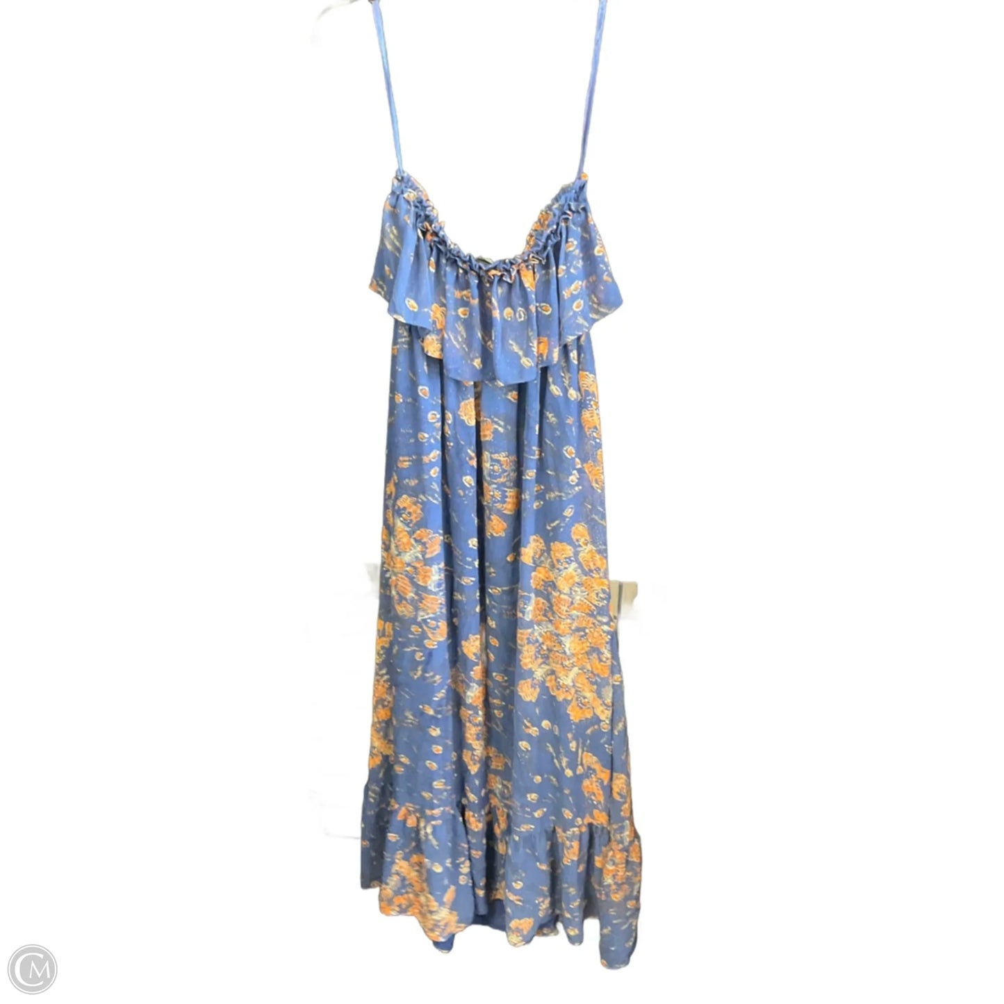 Dress Casual Maxi By Moda Intl In Blue, Size: Xl