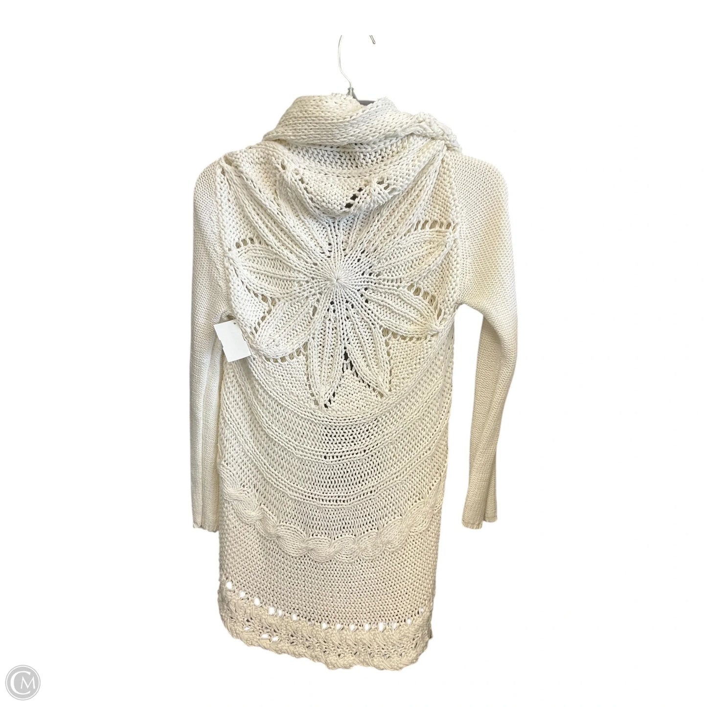 Cardigan By Inc In Cream, Size: L