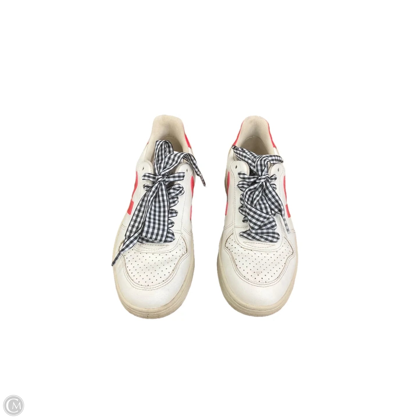 Shoes Flats By Veja In Pink & White, Size: 6