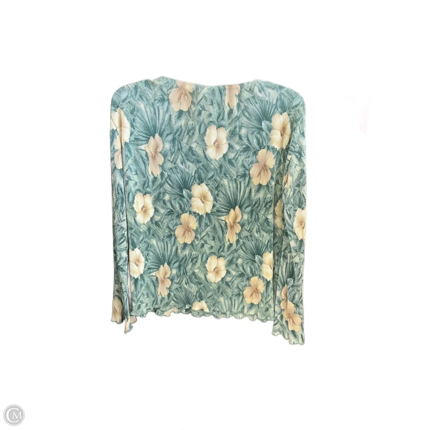 Top Long Sleeve By Jtb In Floral Print, Size: L