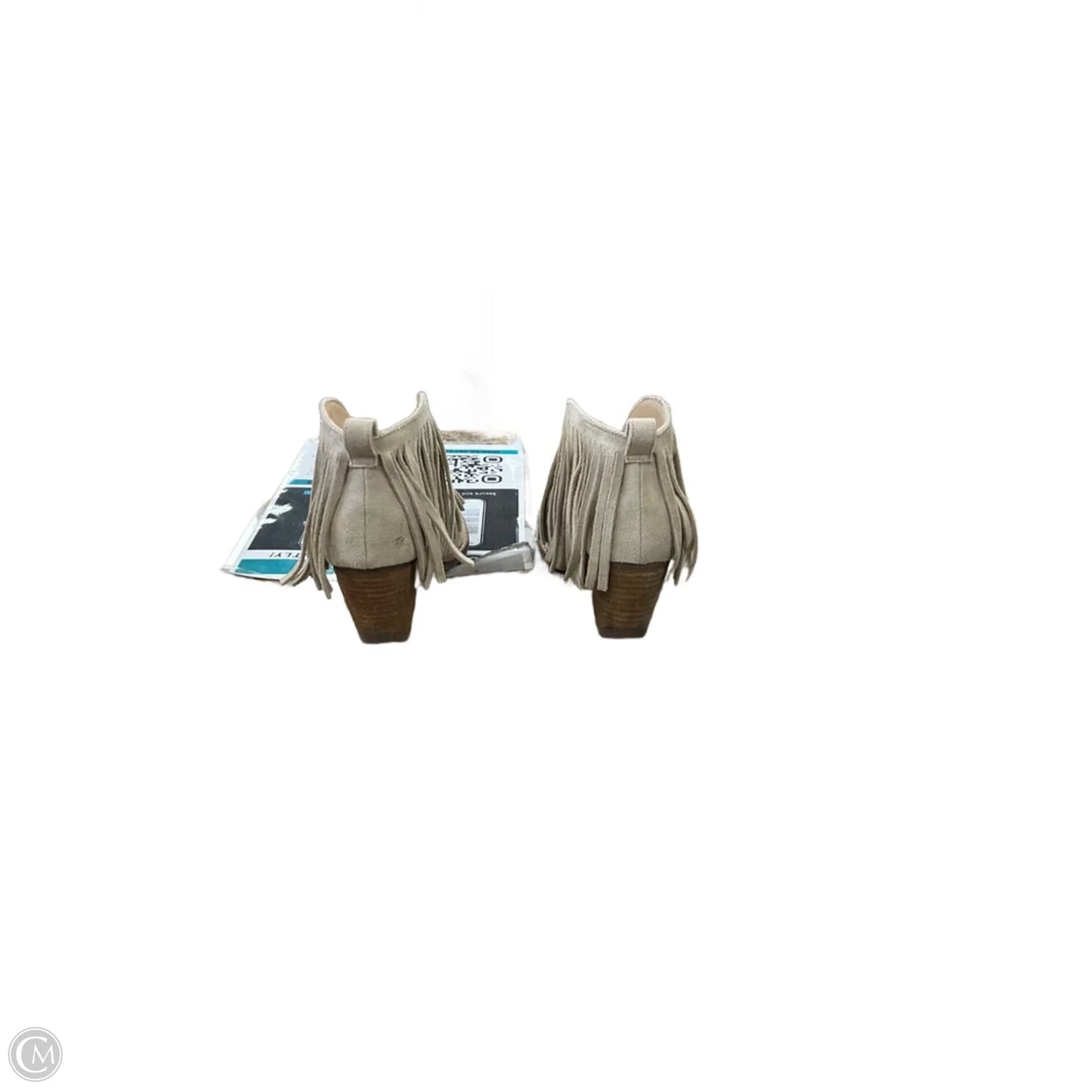 Boots Ankle Heels By Coconuts In Tan, Size: 6.5