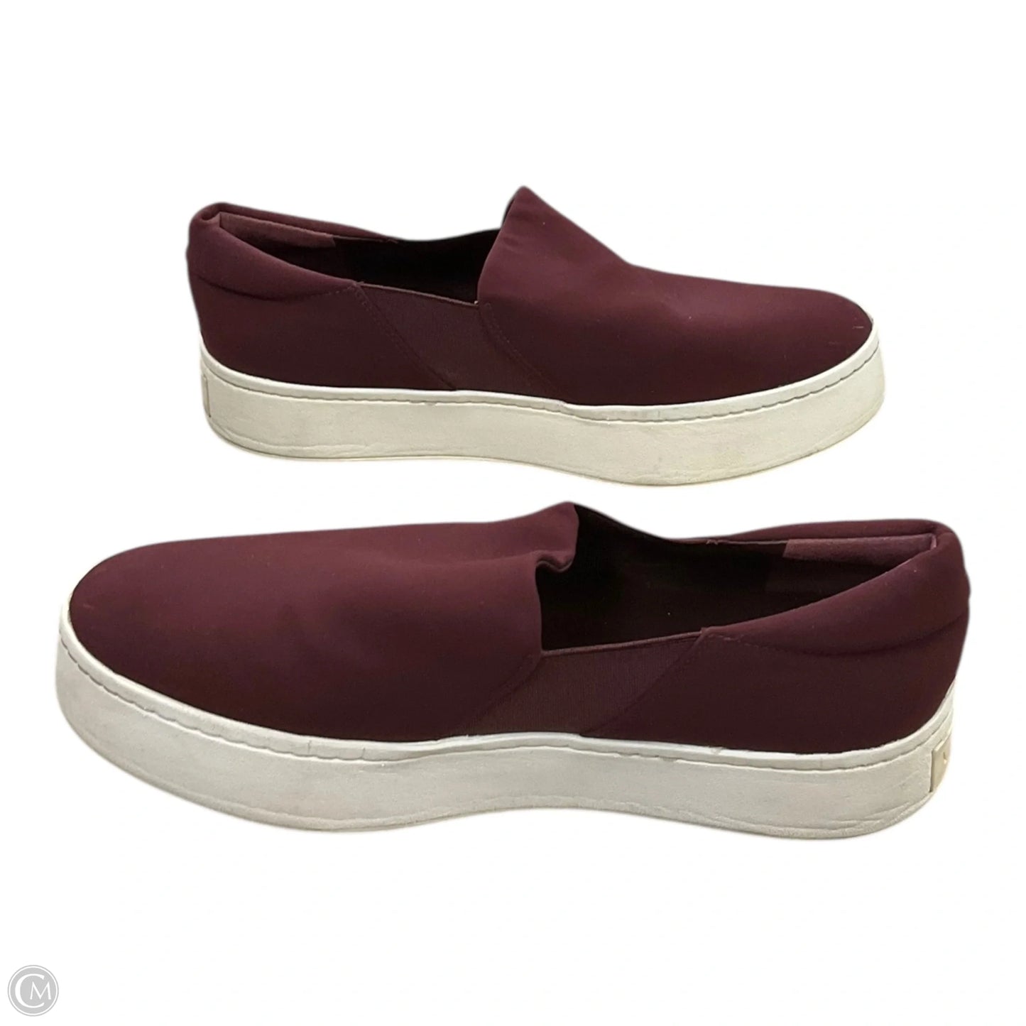 Shoes Flats By Vince In Maroon, Size: 8.5