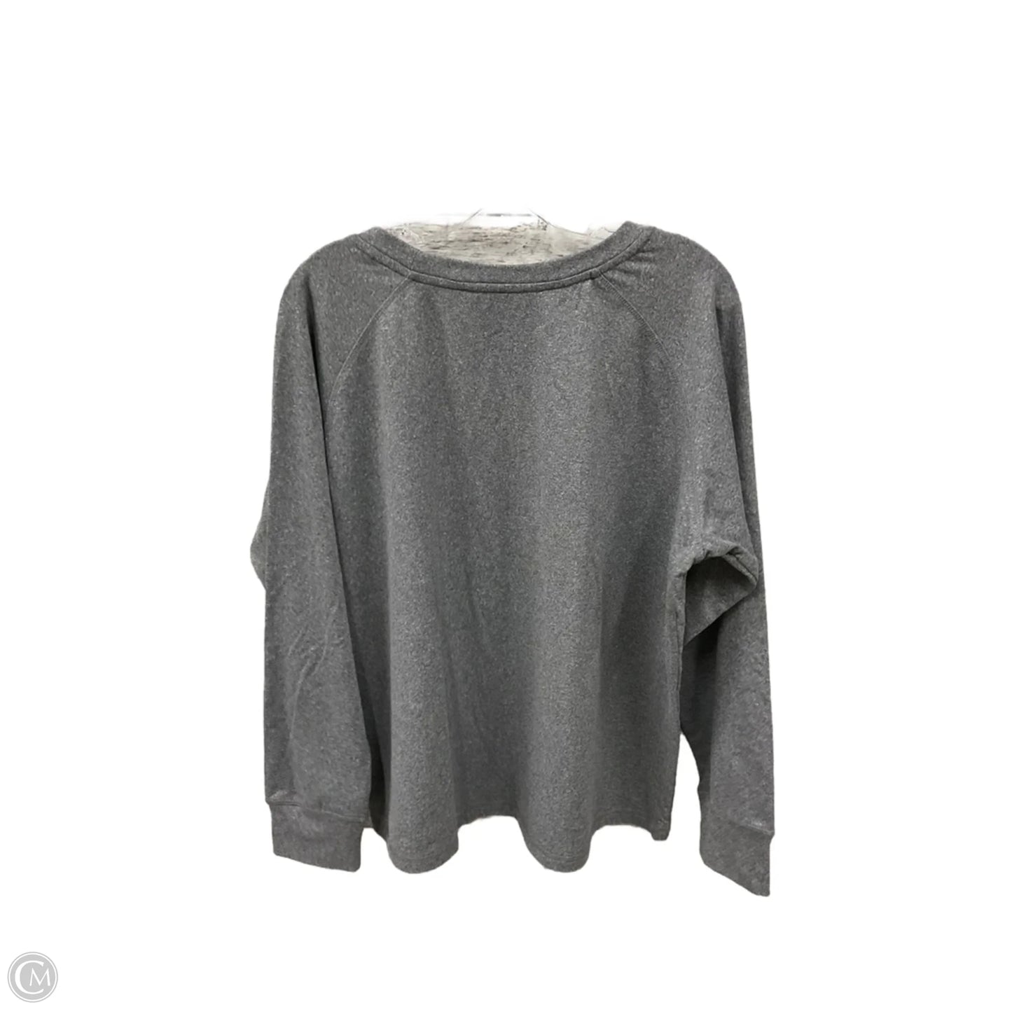 Athletic Top Long Sleeve Crewneck By New York Laundry In Grey, Size: L