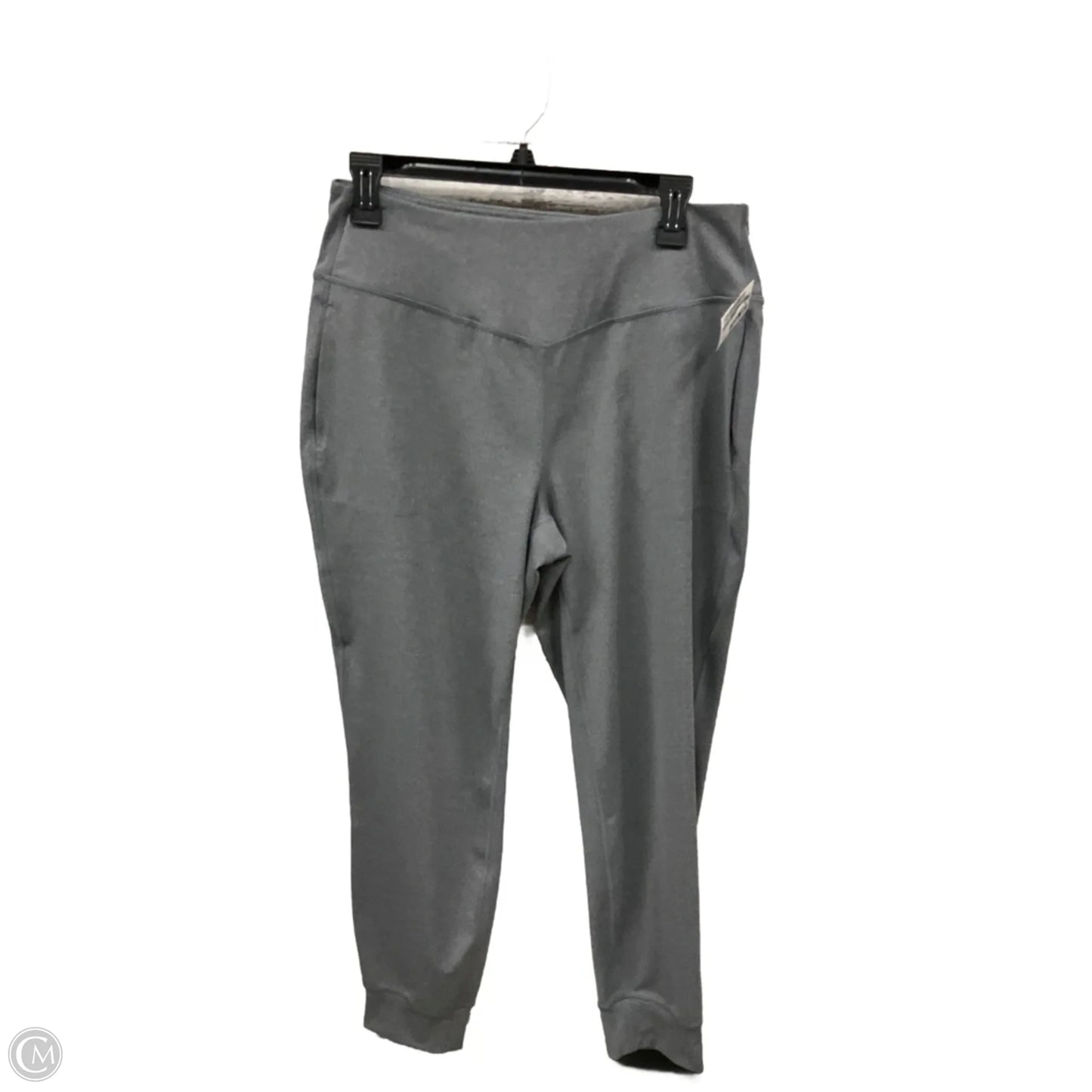 Athletic Leggings By Tek Gear In Grey, Size: L