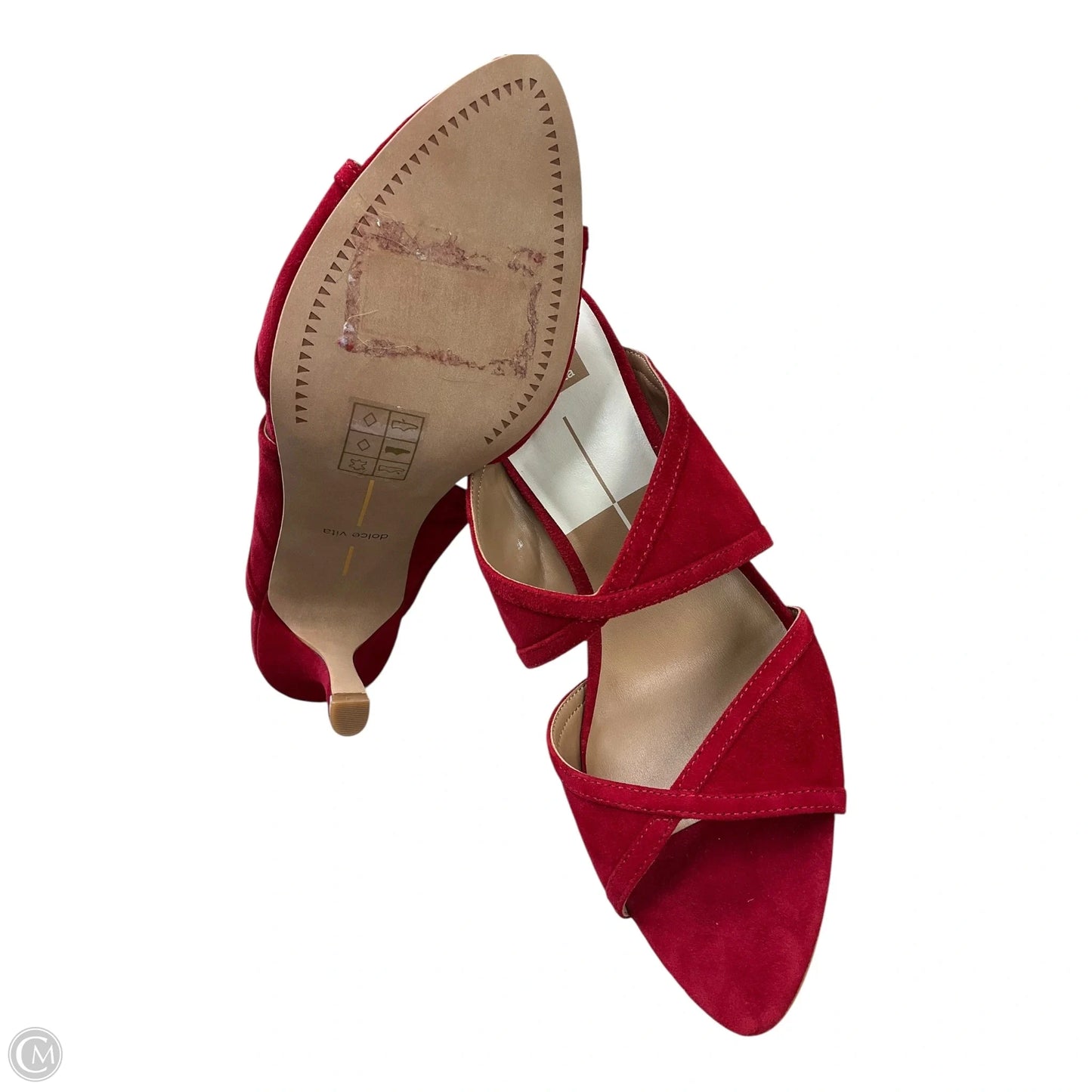 Shoes Heels Kitten By Dolce Vita In Red, Size: 8.5