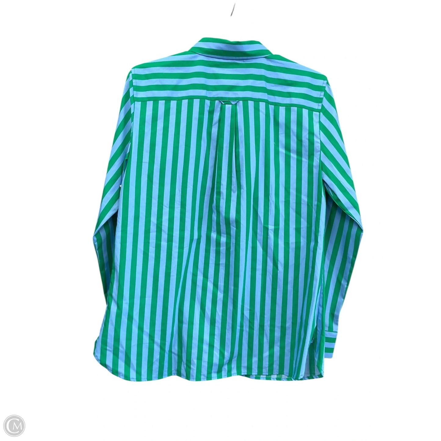 Top Long Sleeve By Inc In Blue, Size: M