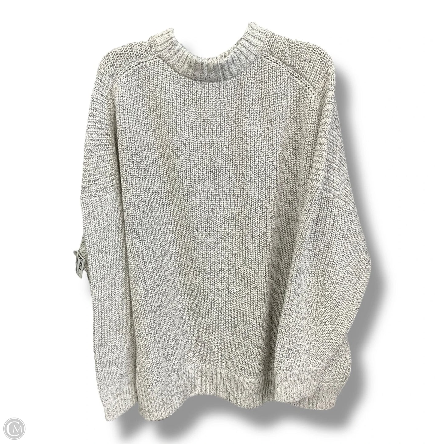 Sweater By Clothes Mentor In White, Size: L