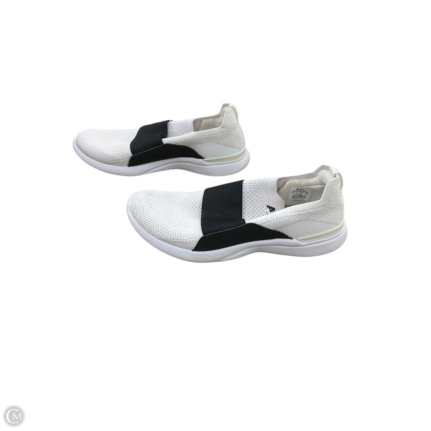 Shoes Athletic By Clothes Mentor In Black & White, Size: 9