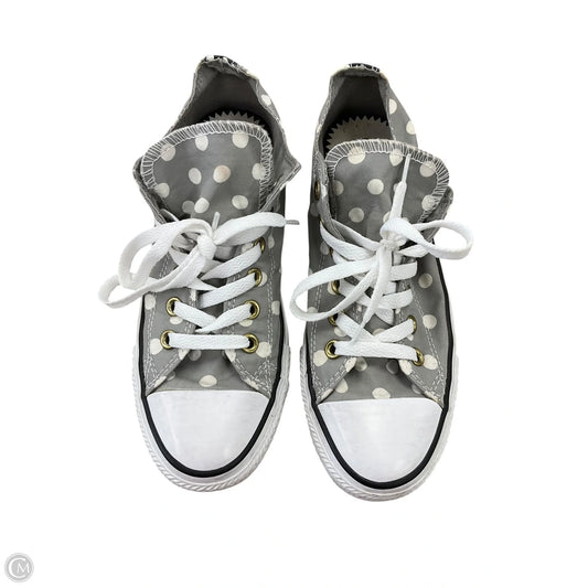 Shoes Athletic By Converse In Grey & White, Size: 8