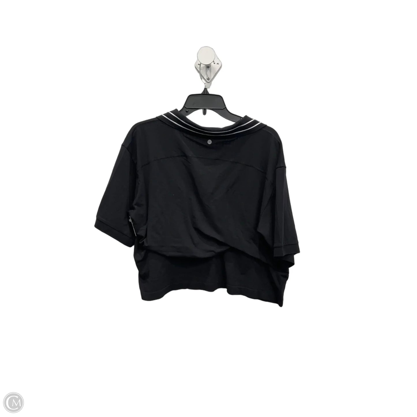 Athletic Top Short Sleeve By Calia In Black, Size: L