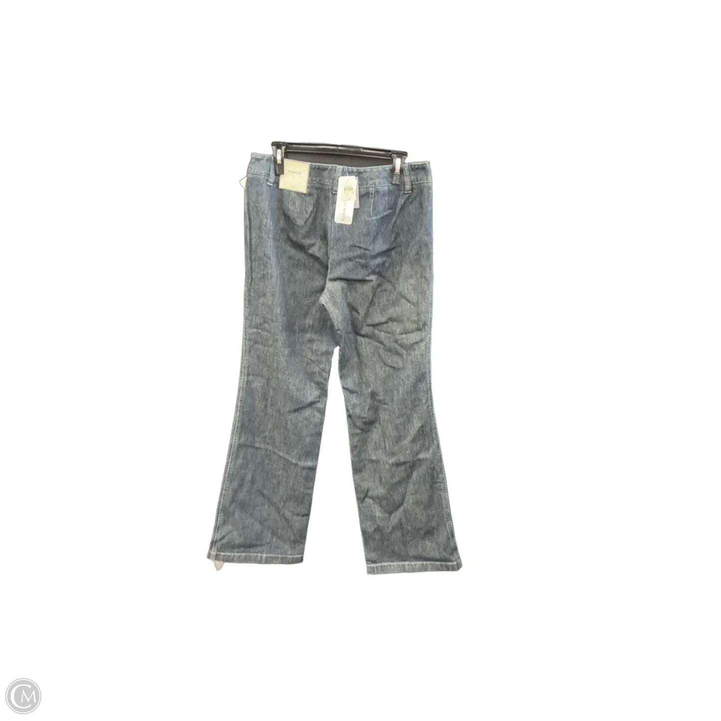 Jeans Wide Leg By Ann Taylor In Blue Denim, Size: 8