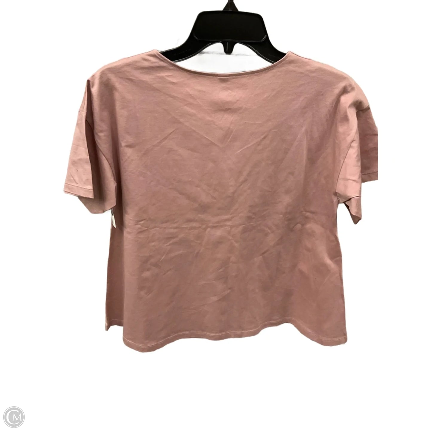 Top Short Sleeve By Uniqlo In Beige, Size: S