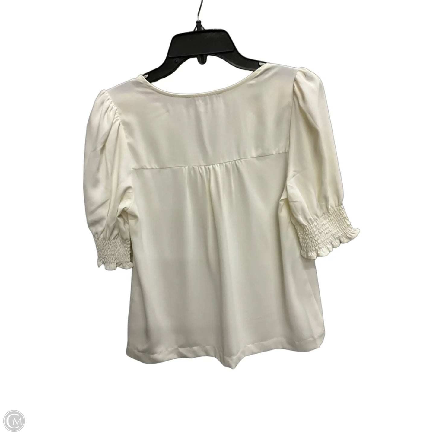 Top Short Sleeve By Marled In Cream, Size: Xs