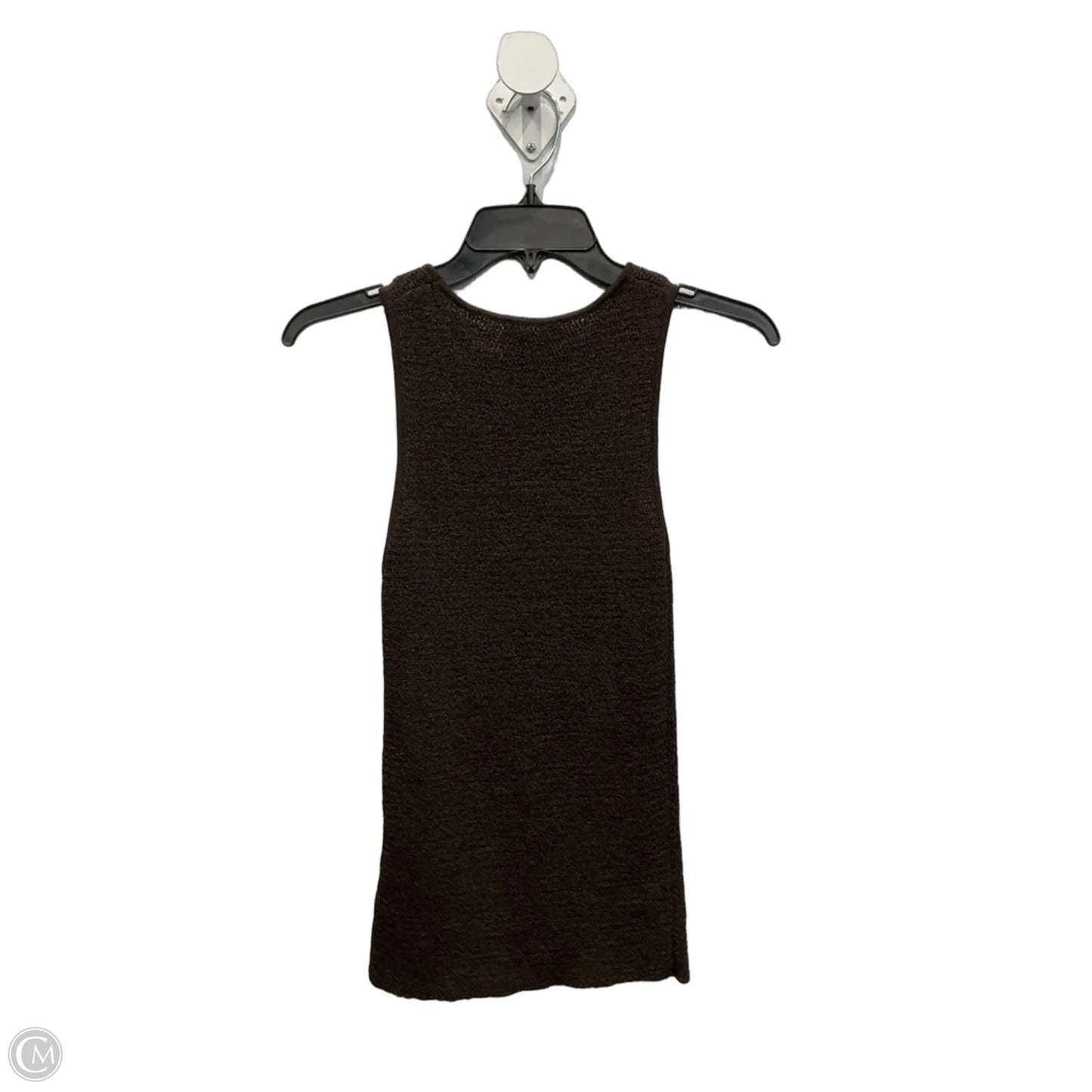 Top Sleeveless By Zara In Brown, Size: Xs