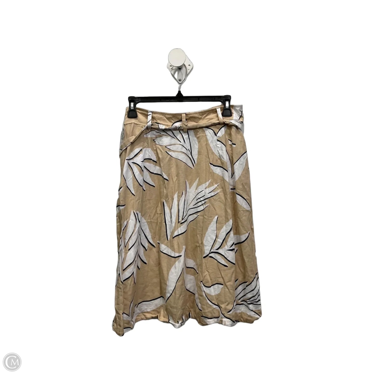 Skirt Midi By Loft In Tan, Size: 10