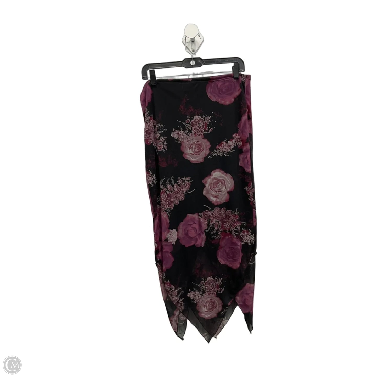 Skirt Maxi By Heart And Soul In Black & Purple, Size: 12