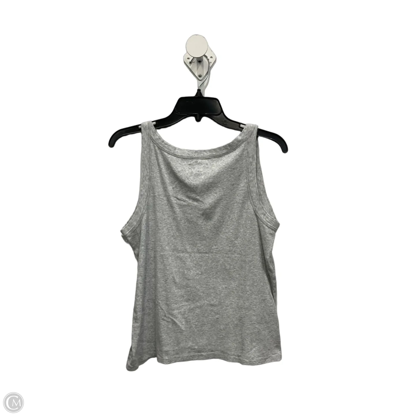 Top Sleeveless By Loft In Grey, Size: L