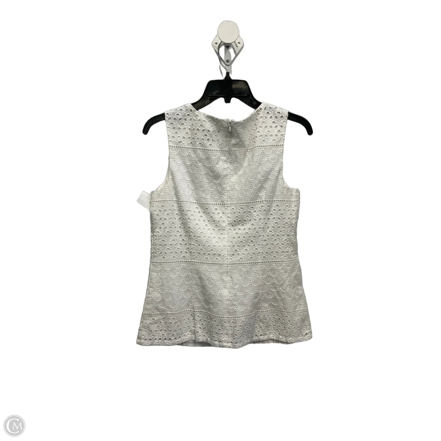 Top Sleeveless Basic By Banana Republic In White, Size: 4p