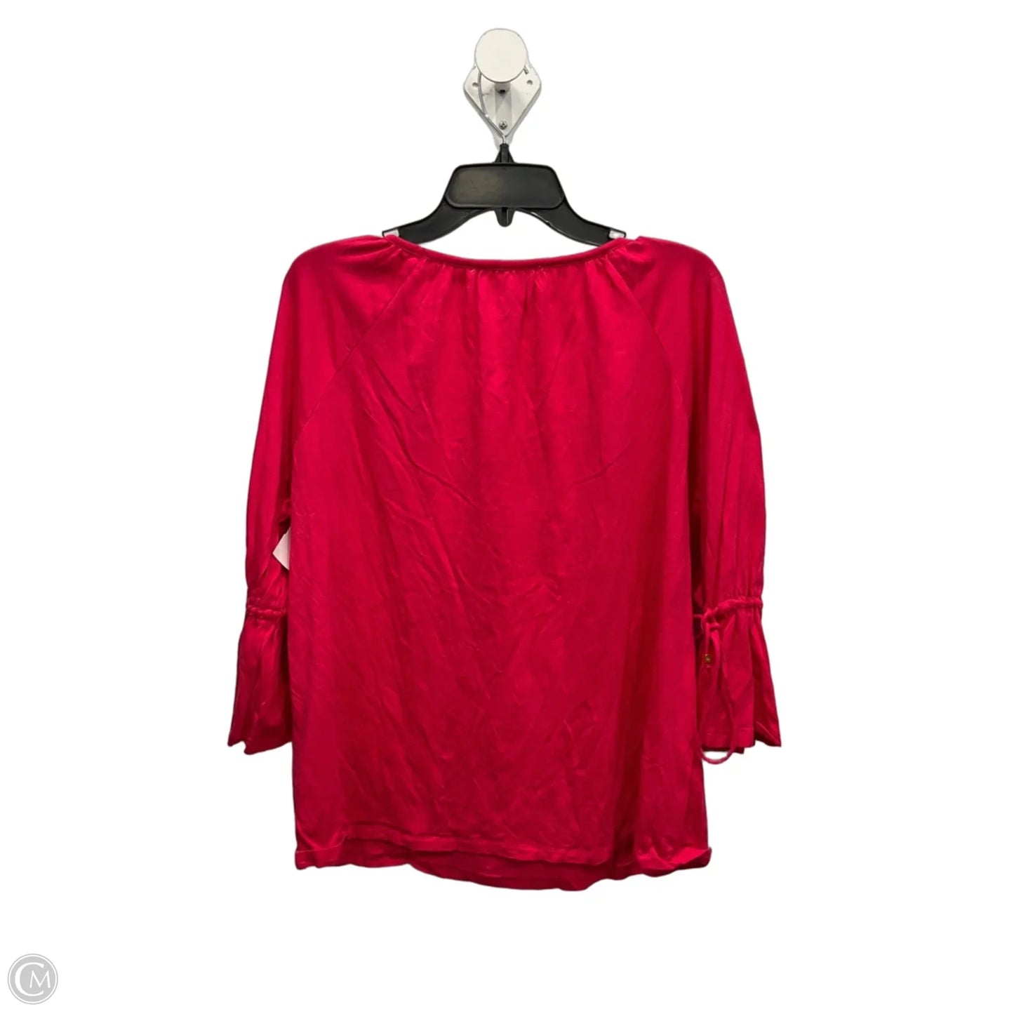 Top Long Sleeve Basic By Michael By Michael Kors In Pink, Size: Xl