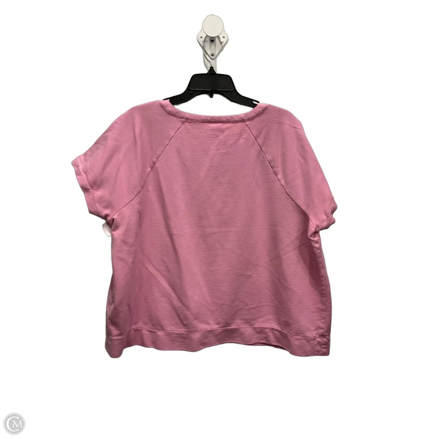 Top Short Sleeve Basic By J. Jill In Pink, Size: Xl